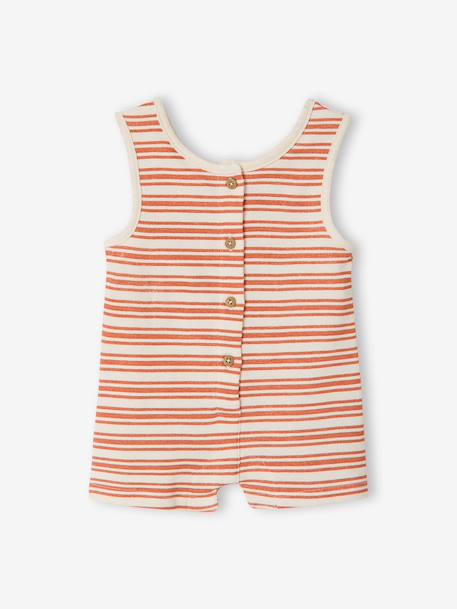 Combishort bébé garçon boutons écru - vertbaudet enfant 