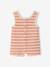 Striped baby playsuit ecru - vertbaudet enfant 