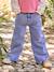 Embroidered Susan wide-leg jeans for girls bleached denim+medium blue - vertbaudet enfant 
