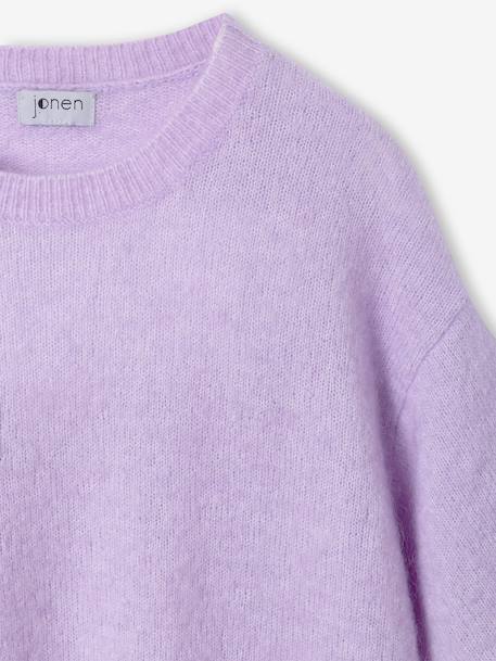 Girl's short-sleeved jumper JONEN lilac+rose - vertbaudet enfant 