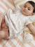 Baby girl's short-sleeved dress ecru - vertbaudet enfant 