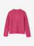 Girl's fine knit fluffy cardigan coral+marl grey+peony pink - vertbaudet enfant 