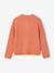 Girl's fine knit fluffy cardigan coral+marl grey+peony pink - vertbaudet enfant 