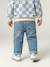 Jeans with Elasticated Waistband, for Babies brut denim+double stone+stone - vertbaudet enfant 