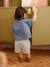 Boy's cotton gauze shirt denim blue - vertbaudet enfant 