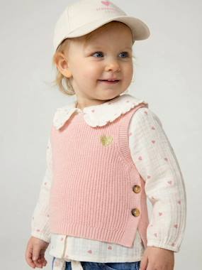 Baby-Sleeveless jumper for babies 
