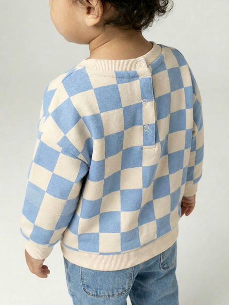 Boys' 'Team Soleil' sweatshirt grey blue - vertbaudet enfant 