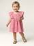 Baby Girls’ Cotton Broderie Anglaise Dress rose - vertbaudet enfant 