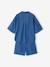 Lightweight denim girl's shirt and short set medium blue - vertbaudet enfant 