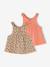 Pack of 2 organic cotton tank tops coral - vertbaudet enfant 