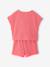 Fancy Knit T-Shirt & Shorts Set for Girls ecru+rose - vertbaudet enfant 