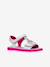 Girls' Joyfoot GEOX sandals fuchsia+white - vertbaudet enfant 