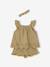 3-piece baby girl set khaki - vertbaudet enfant 