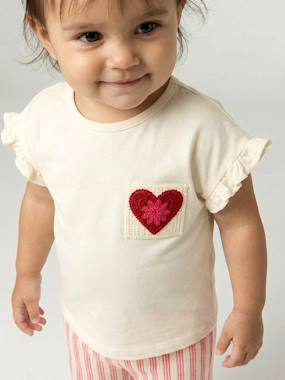 Baby-T-shirts & Roll Neck T-Shirts-T-shirts-Girl's short-sleeved T-shirt 