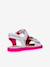 Girls' Joyfoot GEOX sandals fuchsia+white - vertbaudet enfant 