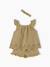 3-piece baby girl set khaki - vertbaudet enfant 