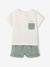 Customisable T-shirt and short set hazel+sage green - vertbaudet enfant 