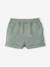 Ensemble short t-shirt à personnaliser noisette+vert sauge - vertbaudet enfant 