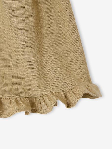 Ensemble bébé fille 3 pièces coton kaki - vertbaudet enfant 