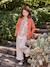 T-shirt fille imprimé manches courtes anthracite+beige+jaune pâle+sable - vertbaudet enfant 