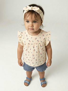 -Ensemble bébé fille T-shirt short bandeau