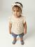 Girl's T-shirt, short and band for head accessories for hair set slate blue - vertbaudet enfant 