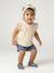 Girl's T-shirt, short and band for head accessories for hair set slate blue - vertbaudet enfant 