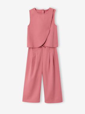 Girls-Outfits-Set of bermuda shorts and crossover top 