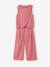 Set of bermuda shorts and crossover top old rose - vertbaudet enfant 