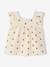 Sleeveless printed blouse ecru - vertbaudet enfant 
