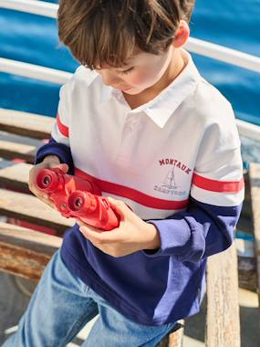 -Sweat col polo manches longues