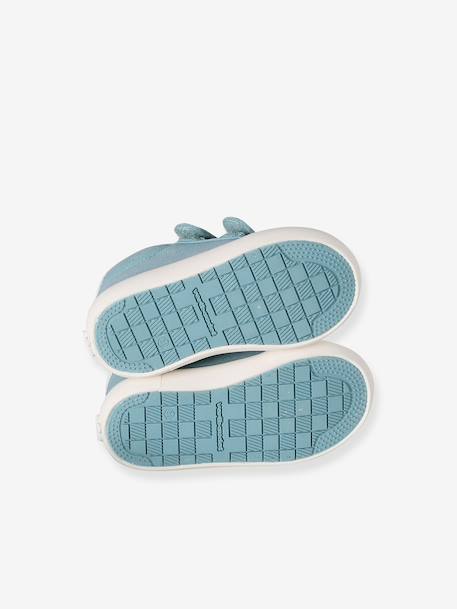 Touch-Fastening Trainers in Canvas for Baby Girls crystal blue+GREEN LIGHT ALL OVER PRINTED+printed pink+printed violet+set pink+White - vertbaudet enfant 