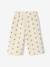 Wide-leg trousers for baby girls in cotton gauze ecru - vertbaudet enfant 