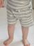 Honeycomb striped baby boy's shorts striped white - vertbaudet enfant 