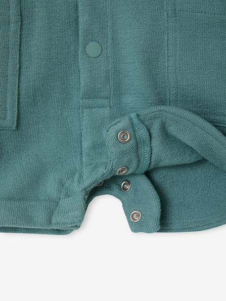 Ensemble combinaison bob réversible vert émeraude - vertbaudet enfant 