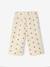 Wide-leg trousers for baby girls in cotton gauze ecru - vertbaudet enfant 