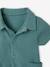 Set of jumpsuit and reversible bucket hat emerald green - vertbaudet enfant 