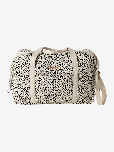 Leopard Changing Bag, Canvas Club printed beige - vertbaudet enfant 