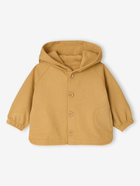 Customisable hooded cardigan for babies yellow - vertbaudet enfant 