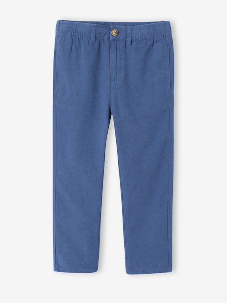 Lightweight medium trouser for boys blue - vertbaudet enfant 