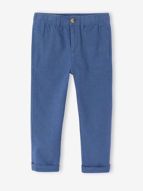 Lightweight medium trouser for boys blue - vertbaudet enfant 