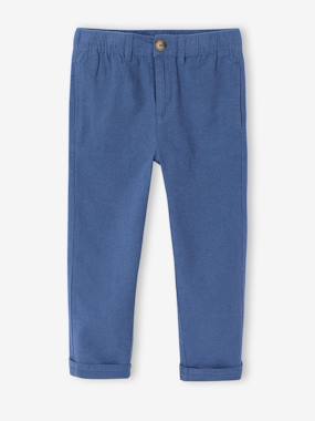 Pantalon garçon léger morphologie médium - vertbaudet enfant Garçon-Pantalon garçon léger morphologie médium