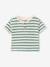 Organic cotton baby t-shirt blue+emerald green - vertbaudet enfant 