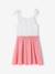 Girls' dress with thin straps navy blue+old rose - vertbaudet enfant 