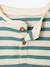Organic cotton baby t-shirt blue+emerald green - vertbaudet enfant 