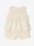 Crochet top and shorts set for baby girls ecru - vertbaudet enfant 