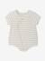 Pack of 2 customisable baby playsuits sage green - vertbaudet enfant 