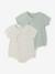Pack of 2 customisable baby playsuits sage green - vertbaudet enfant 