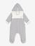 Long hooded baby jumpsuit navy blue - vertbaudet enfant 