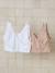 Pack of 2 Seamless Bras in Microfibre, Nursing Special beige+Dark Blue+Grey Anthracite - vertbaudet enfant 